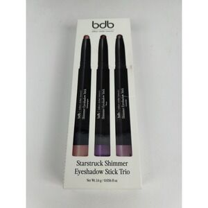 BDB BILLION DOLLAR BEAUTY STARSTRUCK SHIMMER EYESHADOW STICK TRIO COLORS